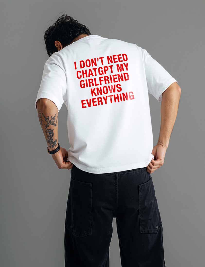 Футболка I Don't Need ChatGPT